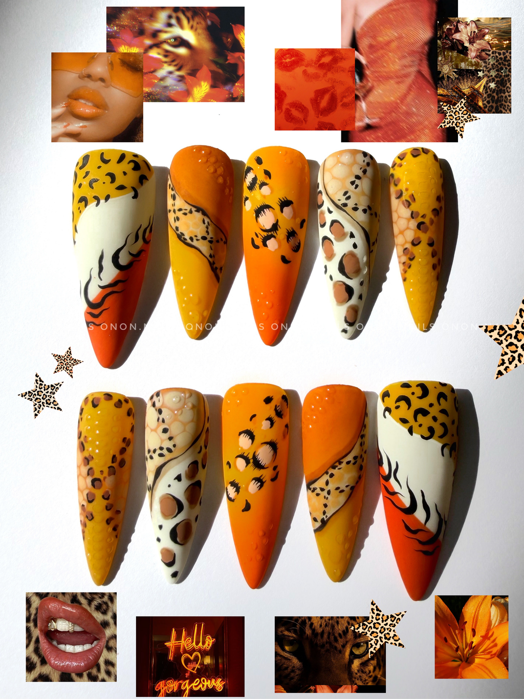 Flame Leopard